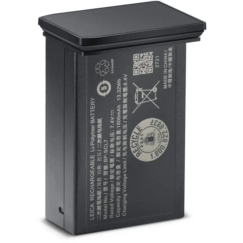 Leica Lithium-Ion BP-SCL7 Battery | Black