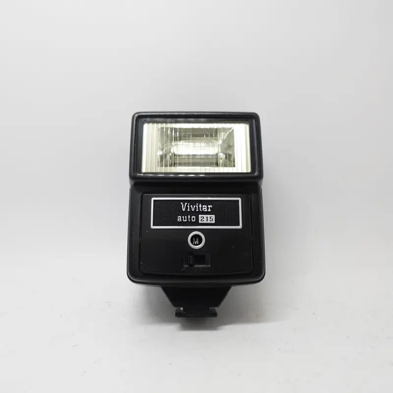 Used Vivitar Auto 215 Camera Flash | Black | U8+