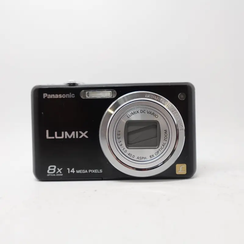 Used Panasonic Lumix DMC-FH20 Digital Point and Shoot Camera | Black | U9