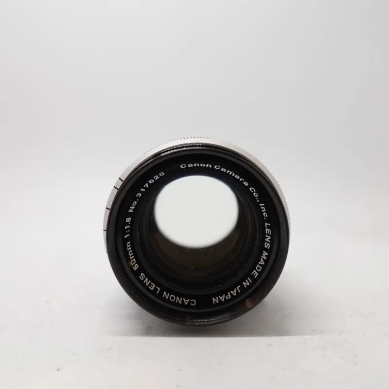 Used Canon 50mm f/1.8 LTM Rangefinder Lens | Black | U9