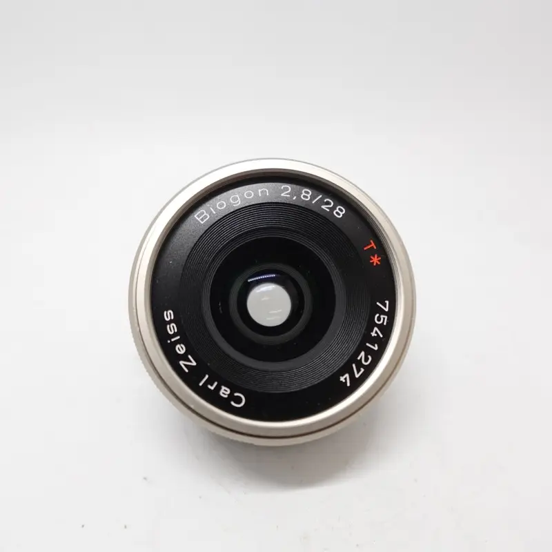 Used Contax Zeiss Biogon 28mm f/2.8 T* G-Mount Rangefinder Lens | Chrome | U9
