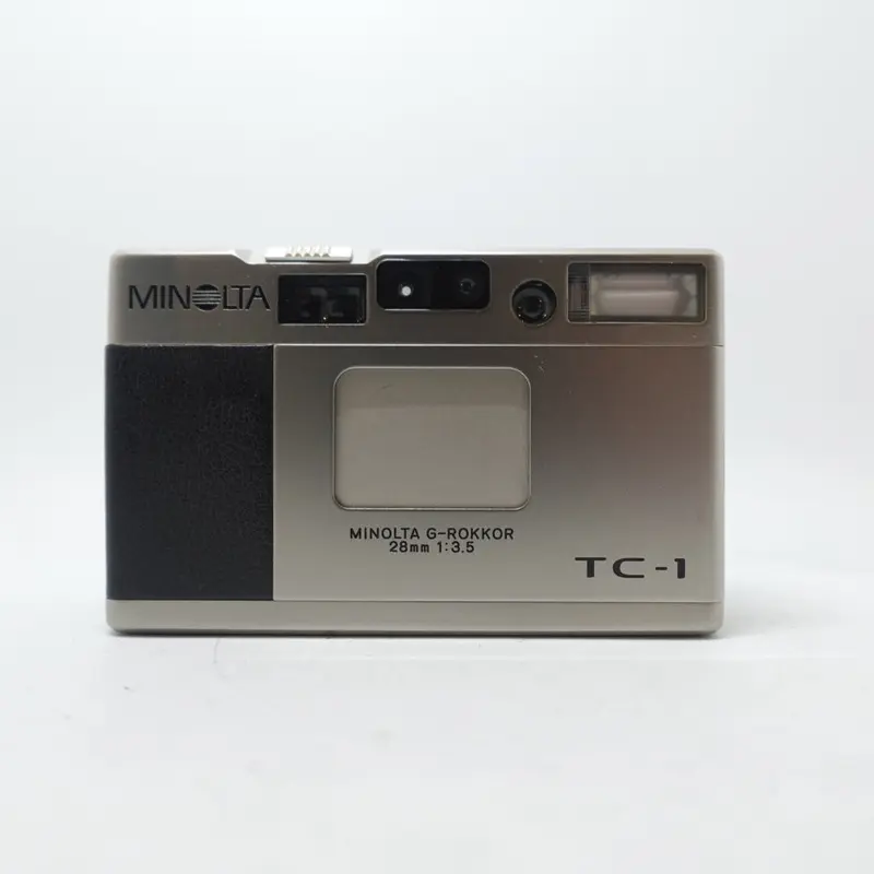 Used Minolta TC-1 35mm Point and Shoot Camera | Chrome | U8