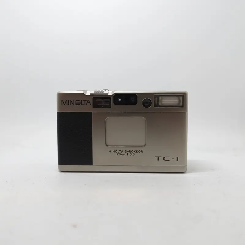 Used Minolta TC-1 35mm Point and Shoot Camera | Chrome | U9+