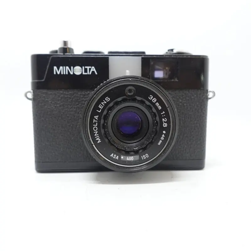 Used Minolta Hi-Matic G2 35mm Point and Shoot Camera | Black | U8