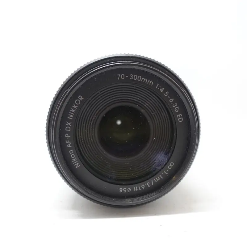 Used Nikon AF-P DX Nikkor 70-300mm f/4.5-6.3G ED Zoom Lens | Black | U9