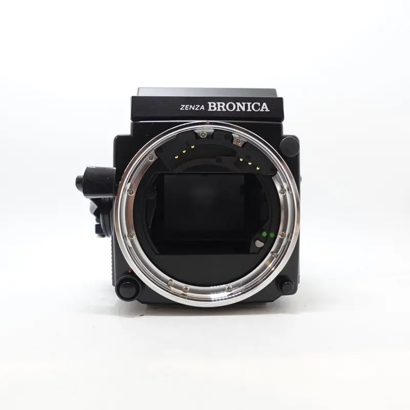 Used Zenza Bronica ETRSi Medium Format Camera Body w/ Waist Level Viewfinder | Black | U9