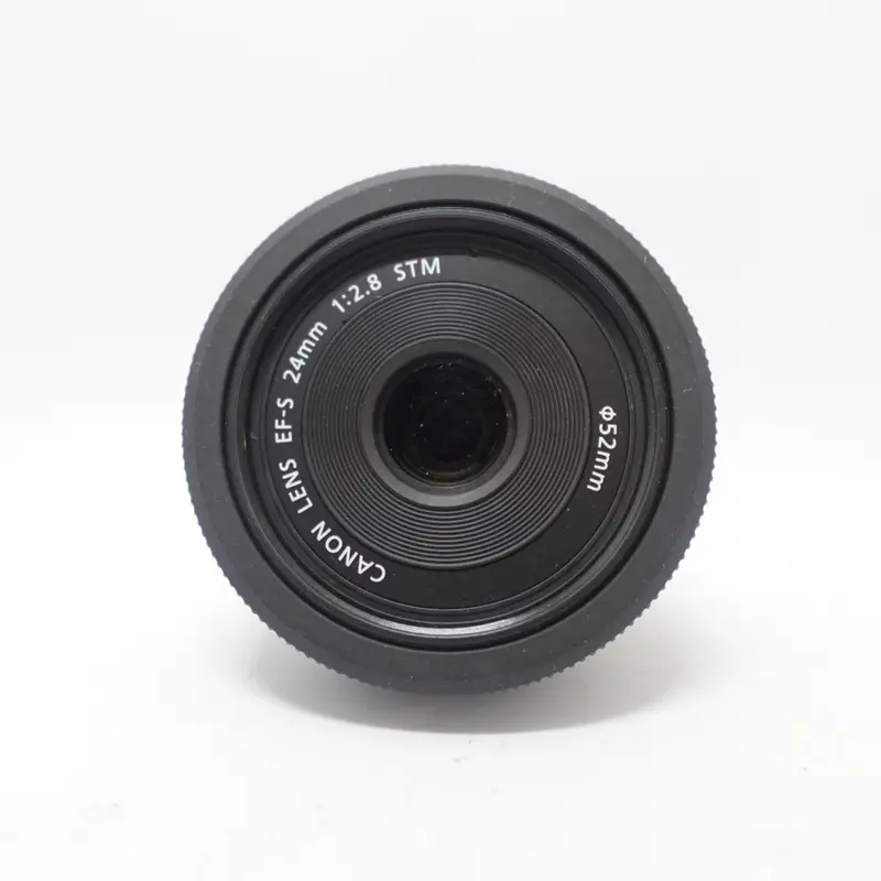 Used Canon EF-S 24mm f/2.8 STM Lens | Black | U9