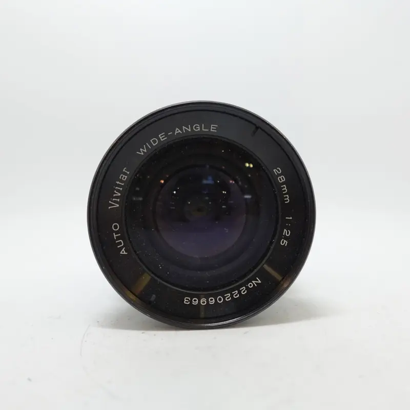 Used Auto Vivitar Wide-Angle 28mm f/2.5 F Mount Lens | Black | U9