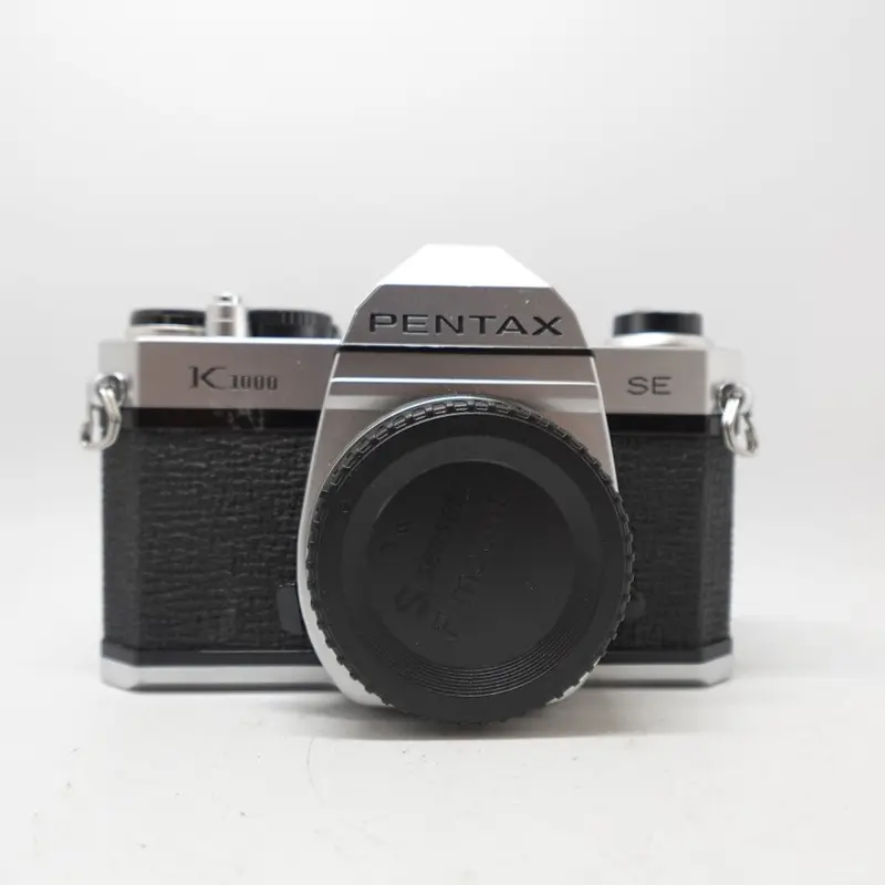 Used Pentax K1000 SE 35mm SLR Camera Body | Chrome | U8