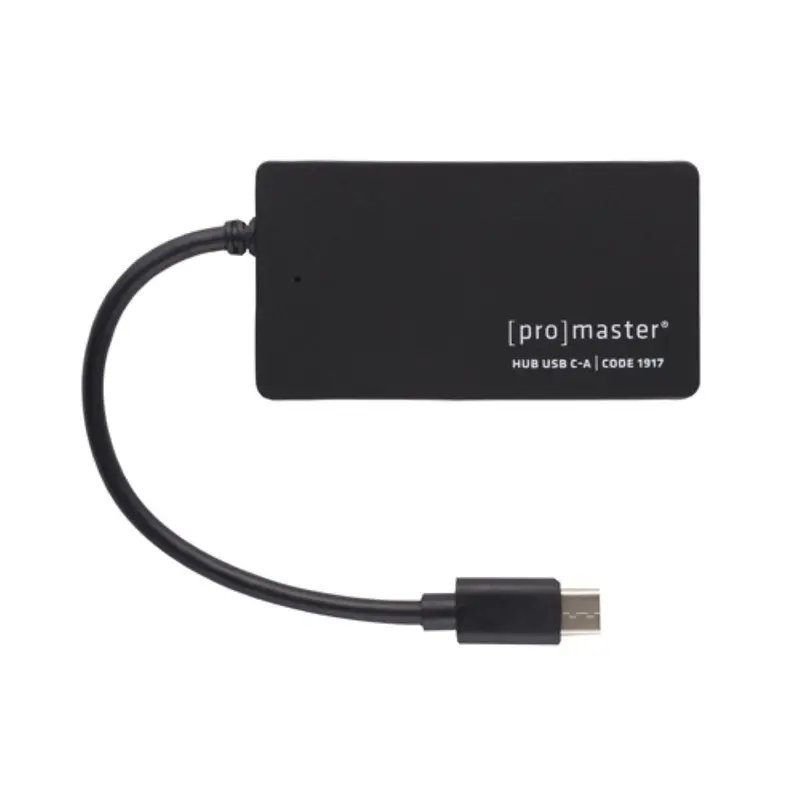 Promaster 1917 USB Hub USB-C male to USB-A female 4-port