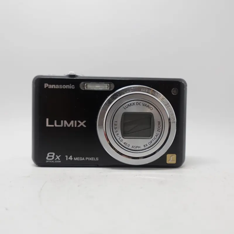 Used Panasonic Lumix DMC-FH22 Digital Point and Shoot Camera | Black | U8+