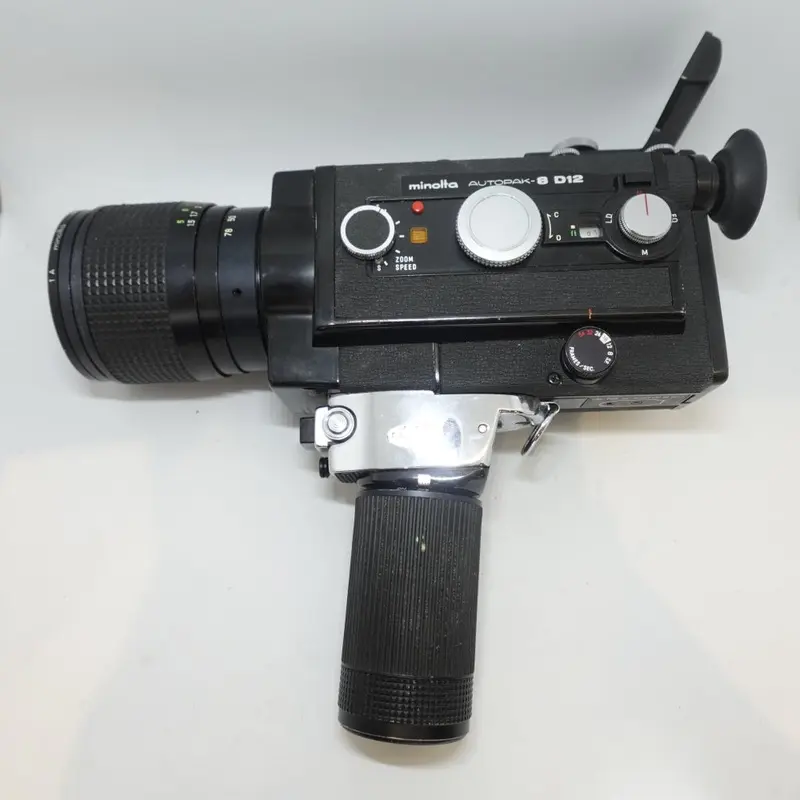 Used Minolta Autopak-8 D12 Super 8 Movie Camera | Black | U8+