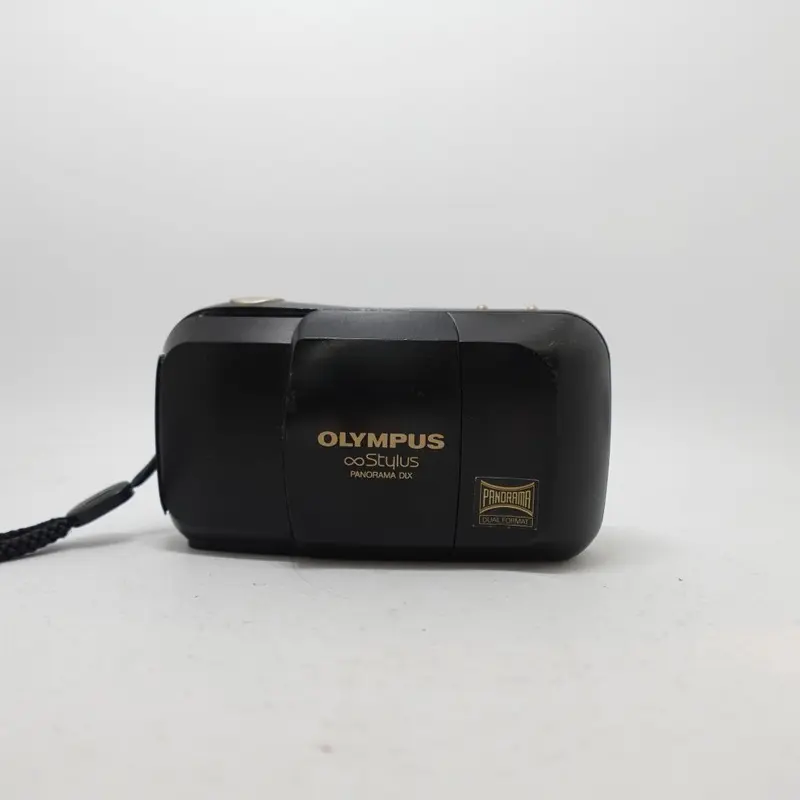 Used Olympus Infinity Stylus Panorama DLX 35mm Point and Shoot Camera | Black | U8+