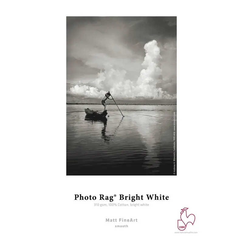 Hahnemhle Photo Rag Bright White 35 x 46.75" Paper | 310GSM, 25 Sheets