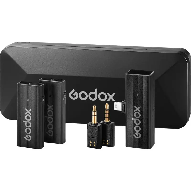 Godox MoveLink Mini LT 2-Person Wireless Microphone System - (2 TX + 1 RX + Charging Case)