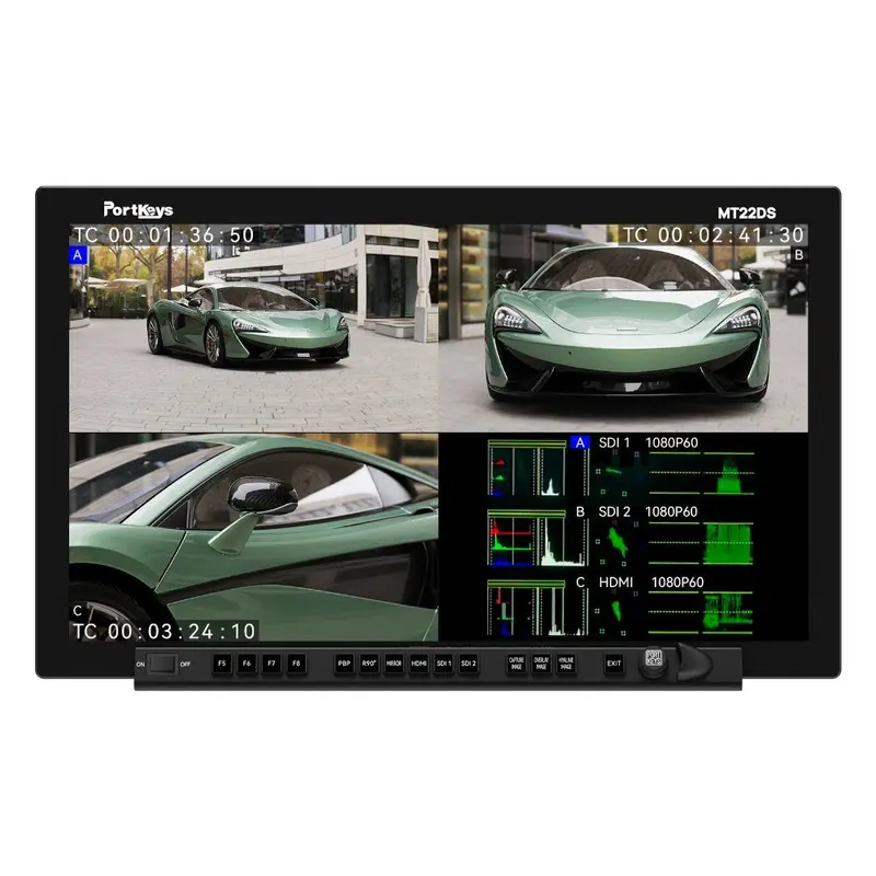 Portkeys MT22DS 21.5" Production Monitor with 3D LUT Support
