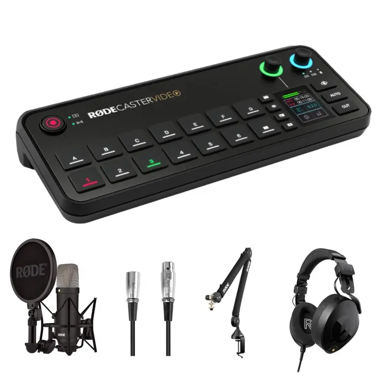 Rode RODECaster Video Single Person Pro Streamer Kit - Bundle