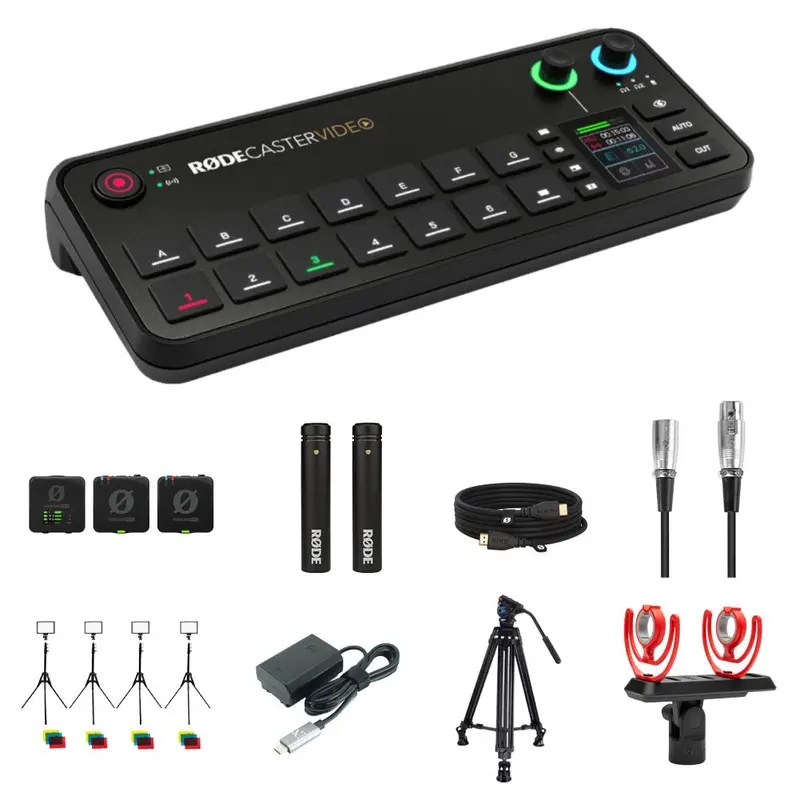 Rode RODECaster Video Unboxing/Cooking Production Kit - Bundles
