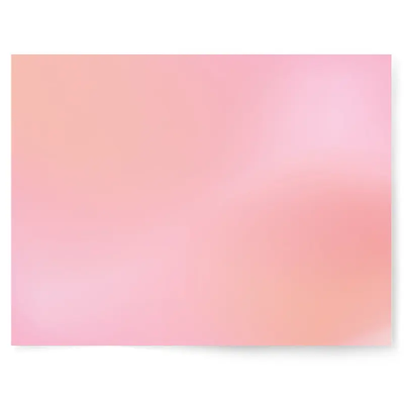 Backdrop Collective Baby Pink Peach Gradient Vinyl Flat Lay | Single-sided Backdrop
