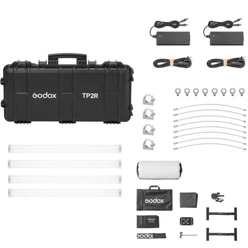 Godox Pixel Tube Light TP2R 4 Light Kit + TP-S2A Air Tube