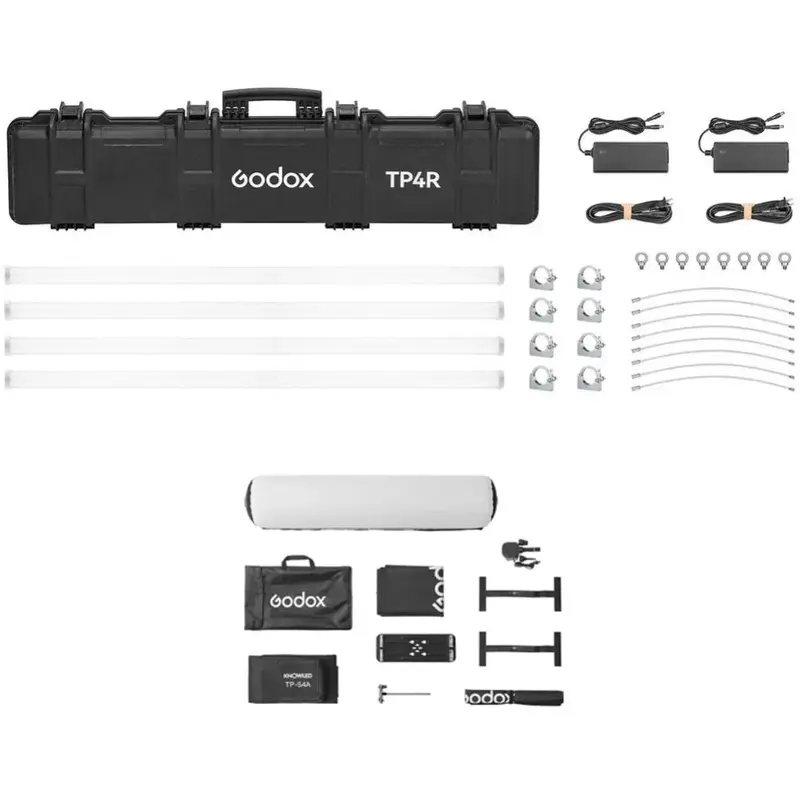 Godox Pixel Tube Light TP4R 4 Light Kit + TP-S4A Air Tube