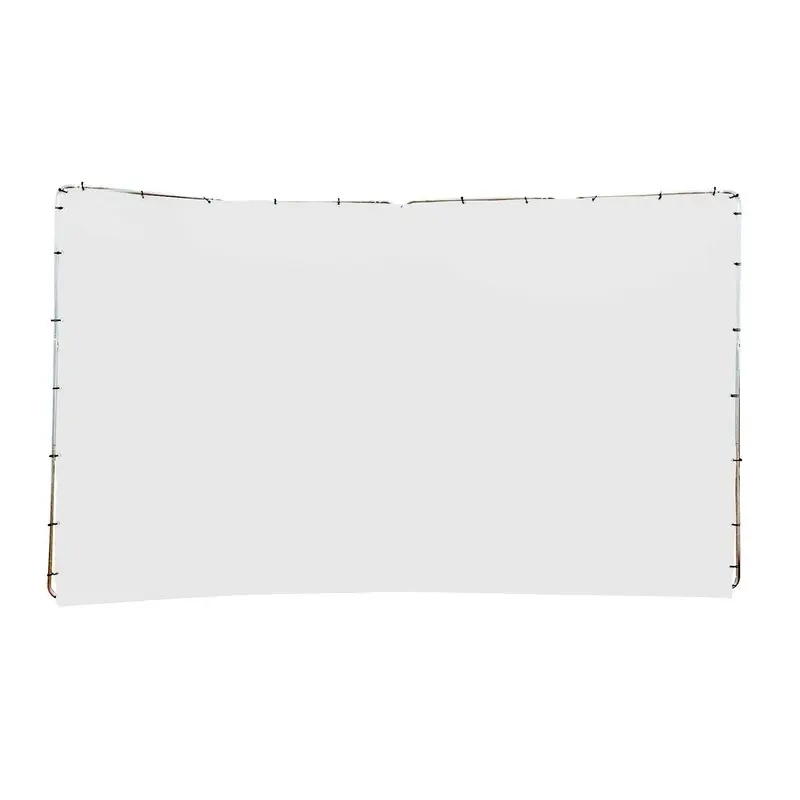 Spectrum 13.1'/4m Portable Panoramic Backdrop Screen - White