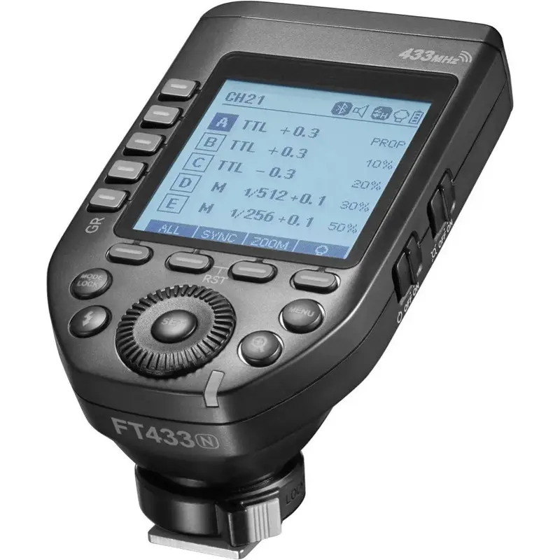 Godox FT433N Wireless Flash Trigger & Receiver Set for Nikon