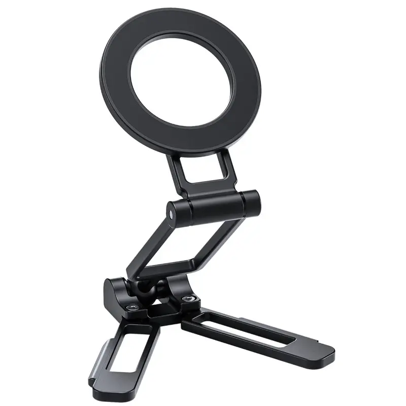 Leofoto PS-5 Magnetic Foldable Phone Stand - Black