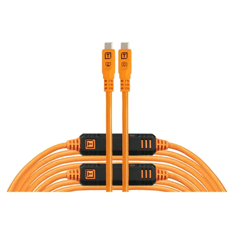 Tether Tools LeverLock & Optima Cable Kit (31', High-Visibility Orange)
