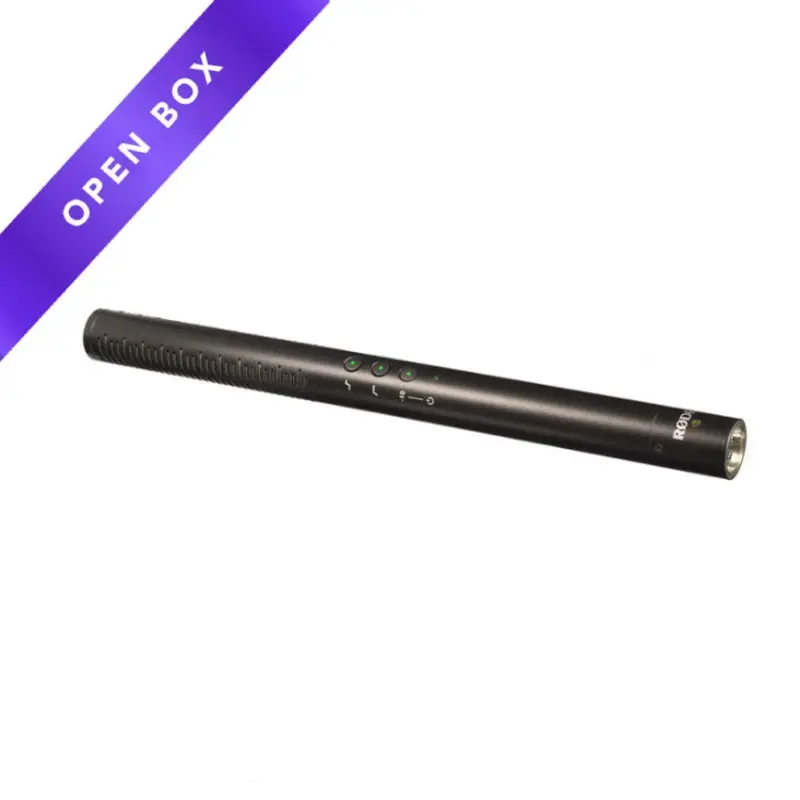 Rode NTG4+ Directional Condenser Microphone With Battery (OPEN BOX)