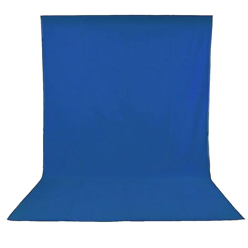 Chroma Key Blue 1.8M x 2.8M Cotton Muslin Background