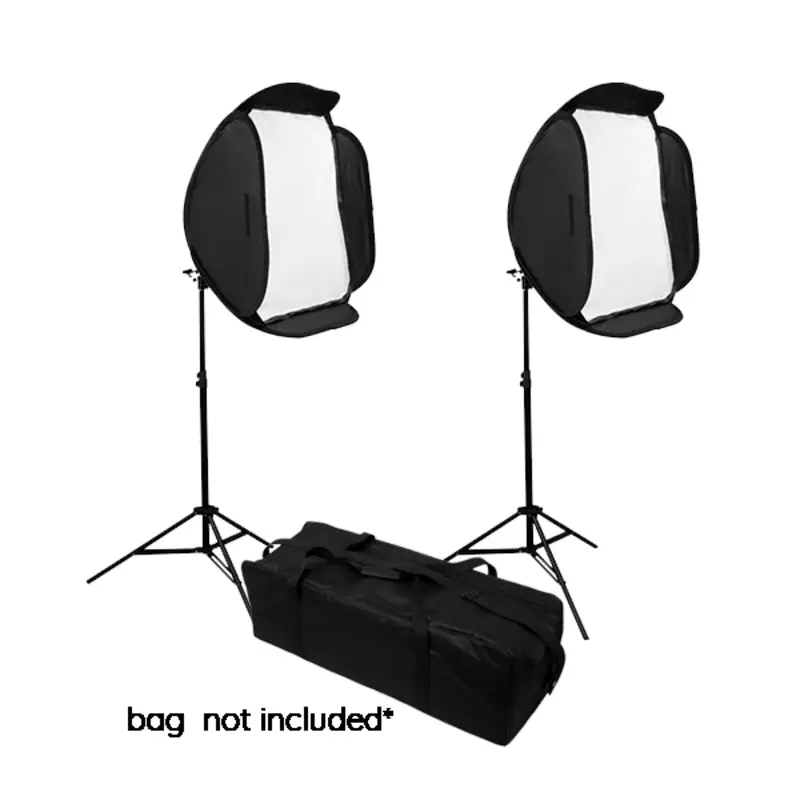 Hypop Off Camera Flash (OCF) Double Soft Box Kit for Speedlites (Flash Excluded)