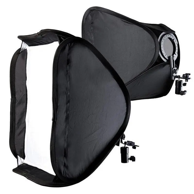 Hypop Off Camera Flash Double Soft Box Set for Speedlites (Stands Excluded)