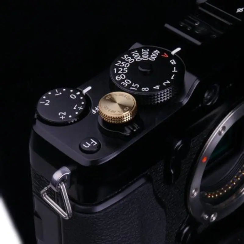 Gariz Screw Type Soft Button in Gold XA-SB3 (Red Thread)