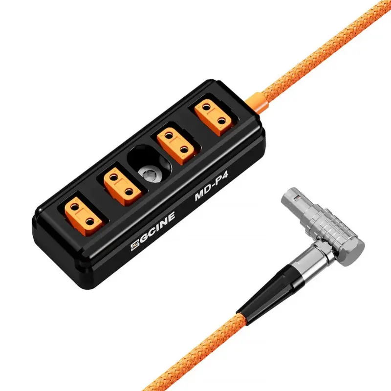 ZGCine Lemo 2Pin Male to 4 Dtap Port Splitter Adapter