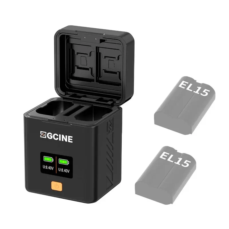 ZGCine USB-Type C Charging Case for Nikon EN-EL15c Battery