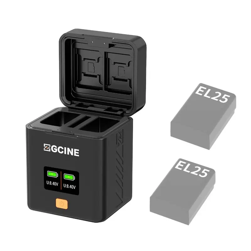 ZGCine USB-Type C Charging Case for Nikon EN-EL25 Battery