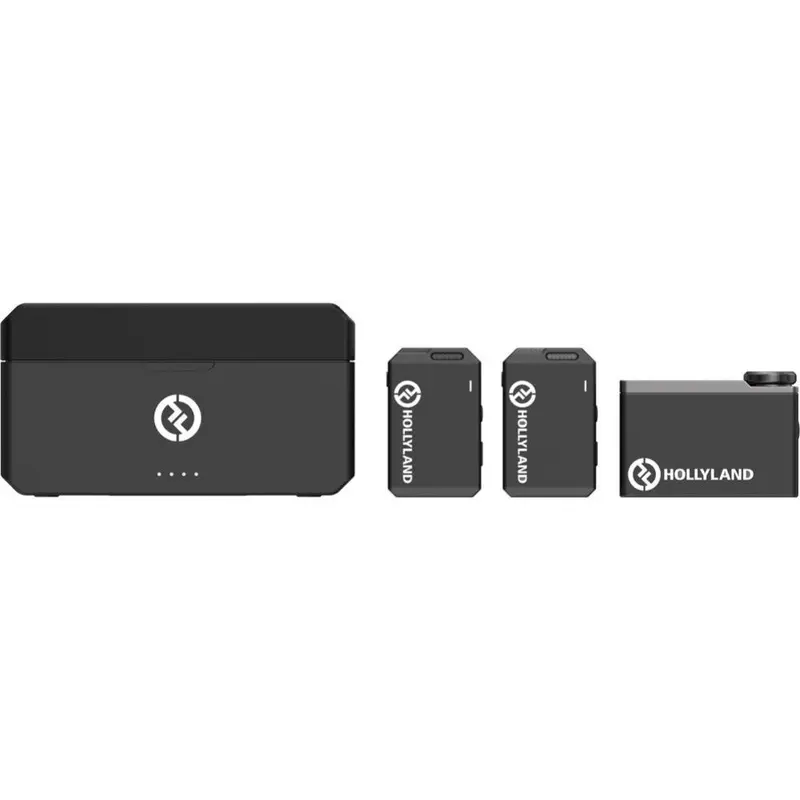 Hollyland Lark Max 2 Person 2.4G Wireless Microphone Set - Black