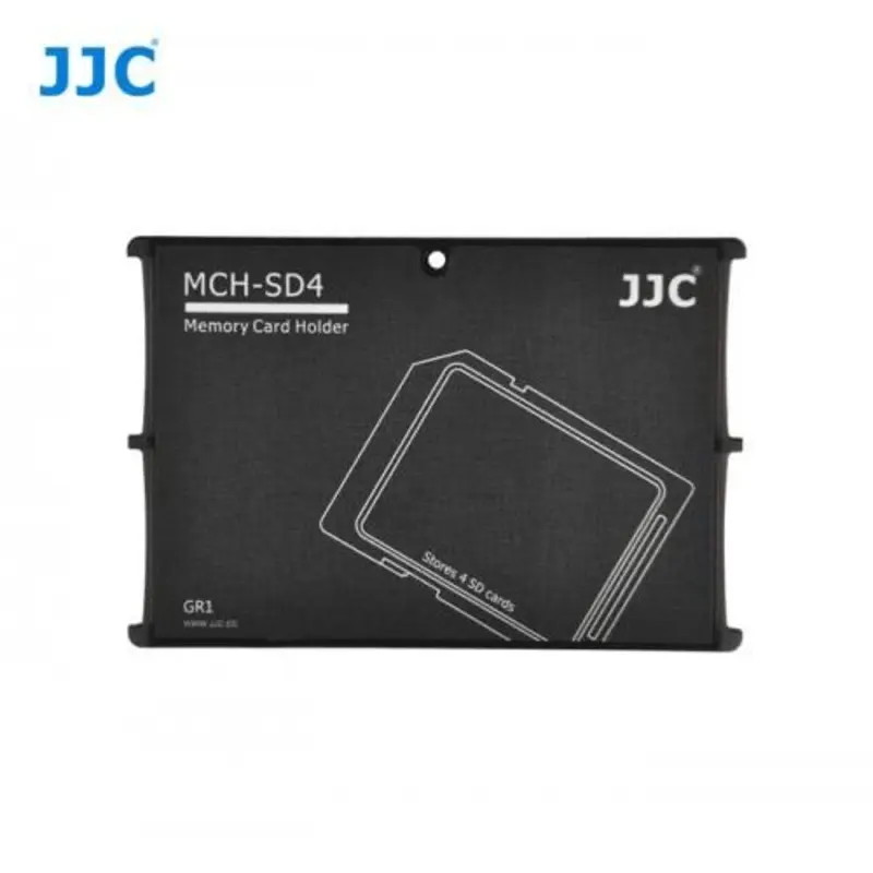 JJC MCH-SD4 Black 4 SD Memory Card Holder