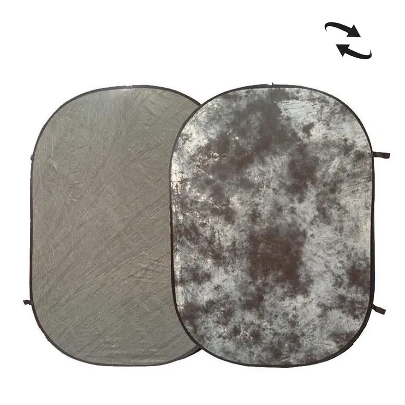 Mottled Cloud Grey Pop Up Backdrop (1.5 x 2.1M)