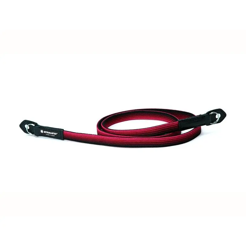 Artisan & Artist ACAM-312N Woven Silk Camera Strap (BLACK/RED)