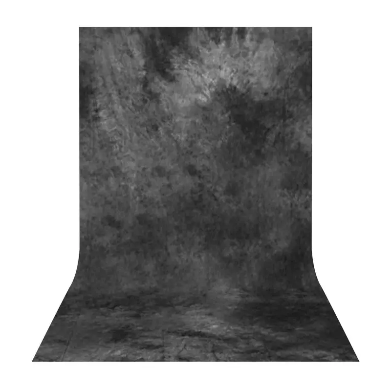 Hypop Cloud Series 3x6M Mottle Patchy Grey Cotton Muslin Background