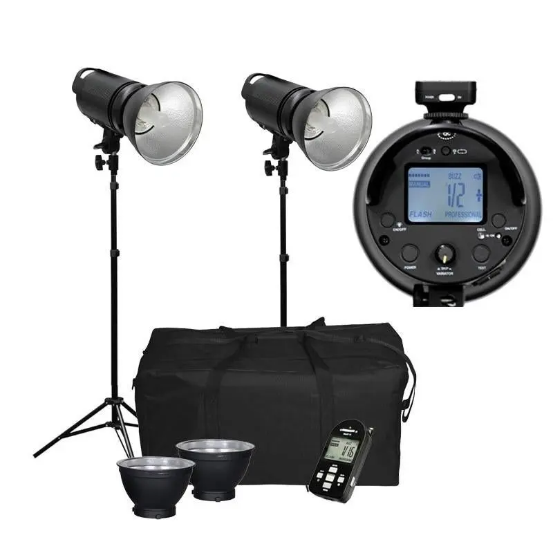 Cononmark 1200W HSS Flash Strobe Lighting Kit with Bowens Mount