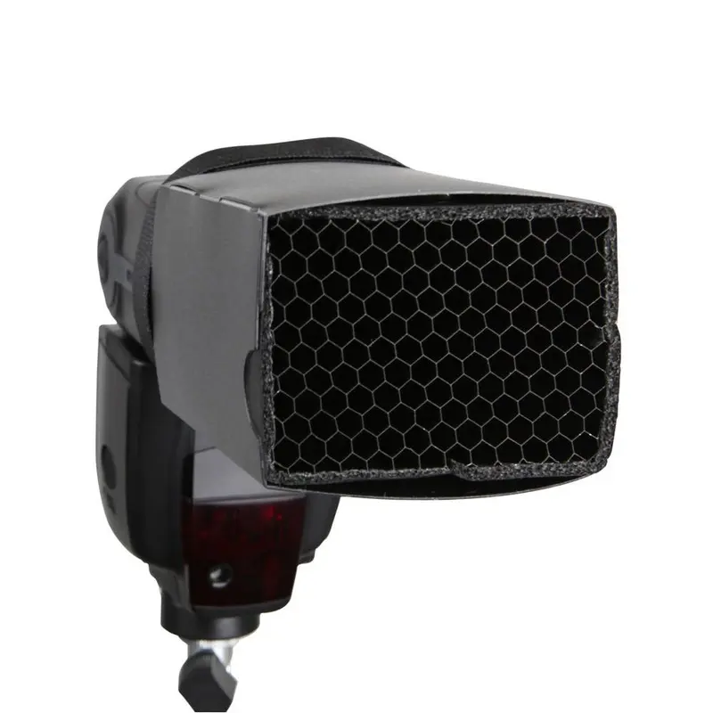 Hypop Flash Snoot with 20 Degree Grids honeycomb for Speedlite Flash