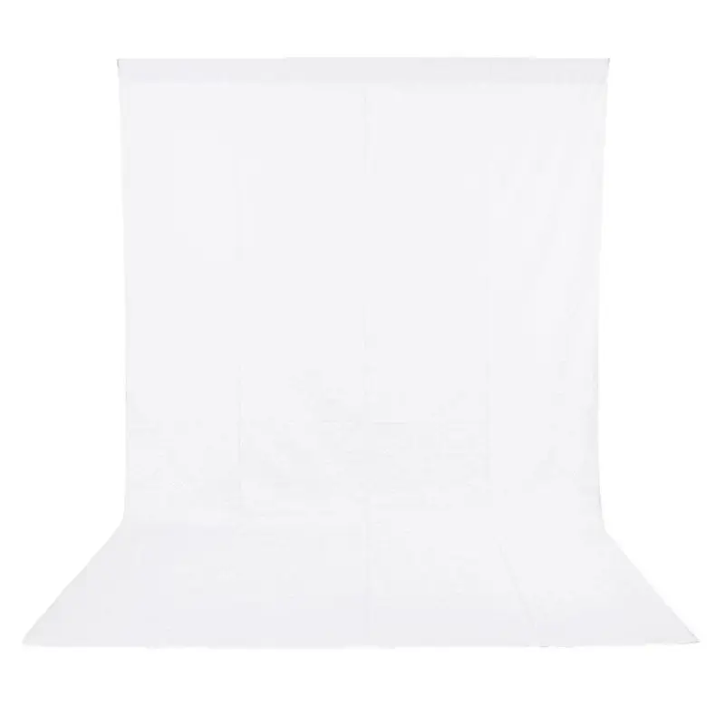 Hypop Solid White 1.8M x 2.8M Professional Cotton Muslin Background