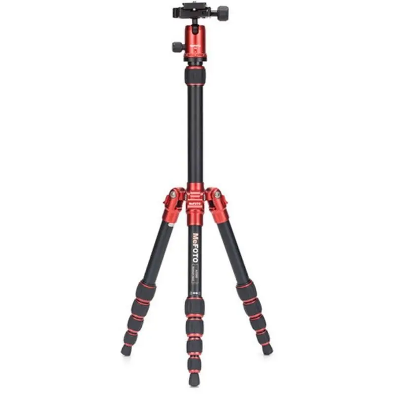 MeFOTO Backpacker Compact Tripod Kit Aluminium - Red