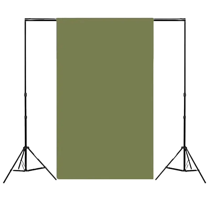 Military Green Paper Roll Photography Studio Backdrop Half Width (1.36 X 10m)