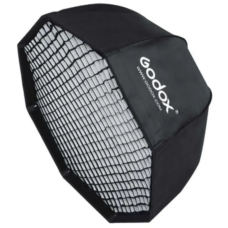 Godox 120cm / 48" Collapsible Octagon Softbox with Grid Light Modifier (Bowens)