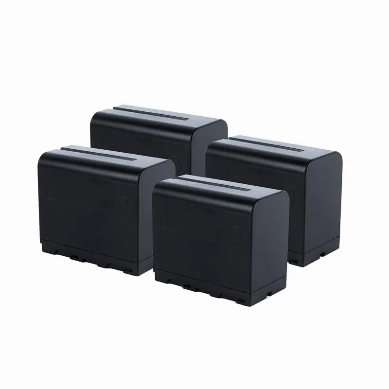 4 x Sony NP-F970 Rechargeable 6000mAh Batteries Replacement (Generic) - Bundle