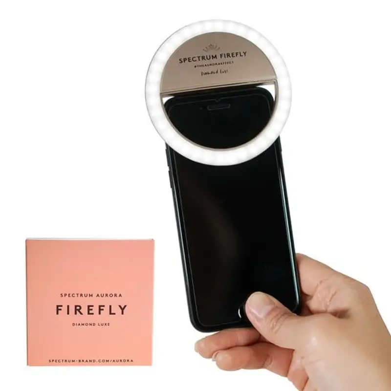 Gold Rush Spectrum Aurora Selfie Phone Ring Light Diamond-Luxe Firefly